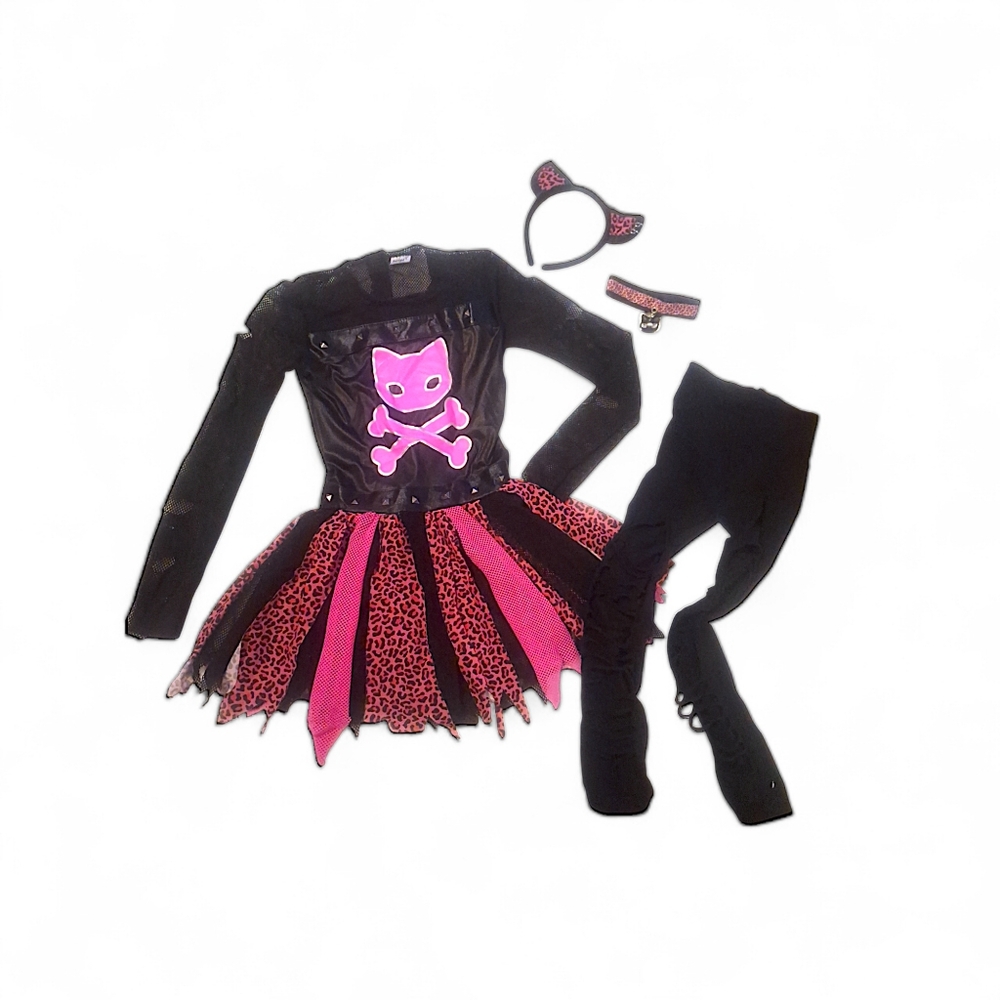 Spirit girls PUNK KITTY COSTUME - Picture 2 of 13